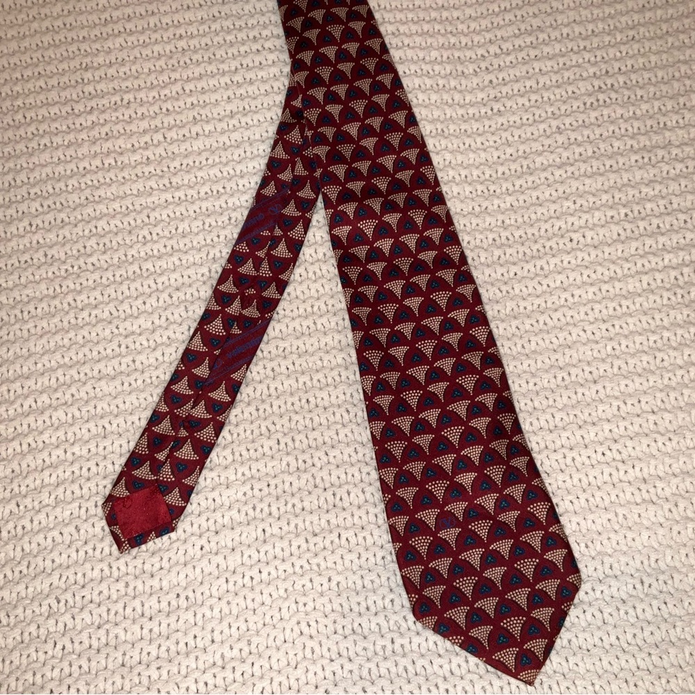 Valentino Cravatte 100% Silk Tie Made In Italy